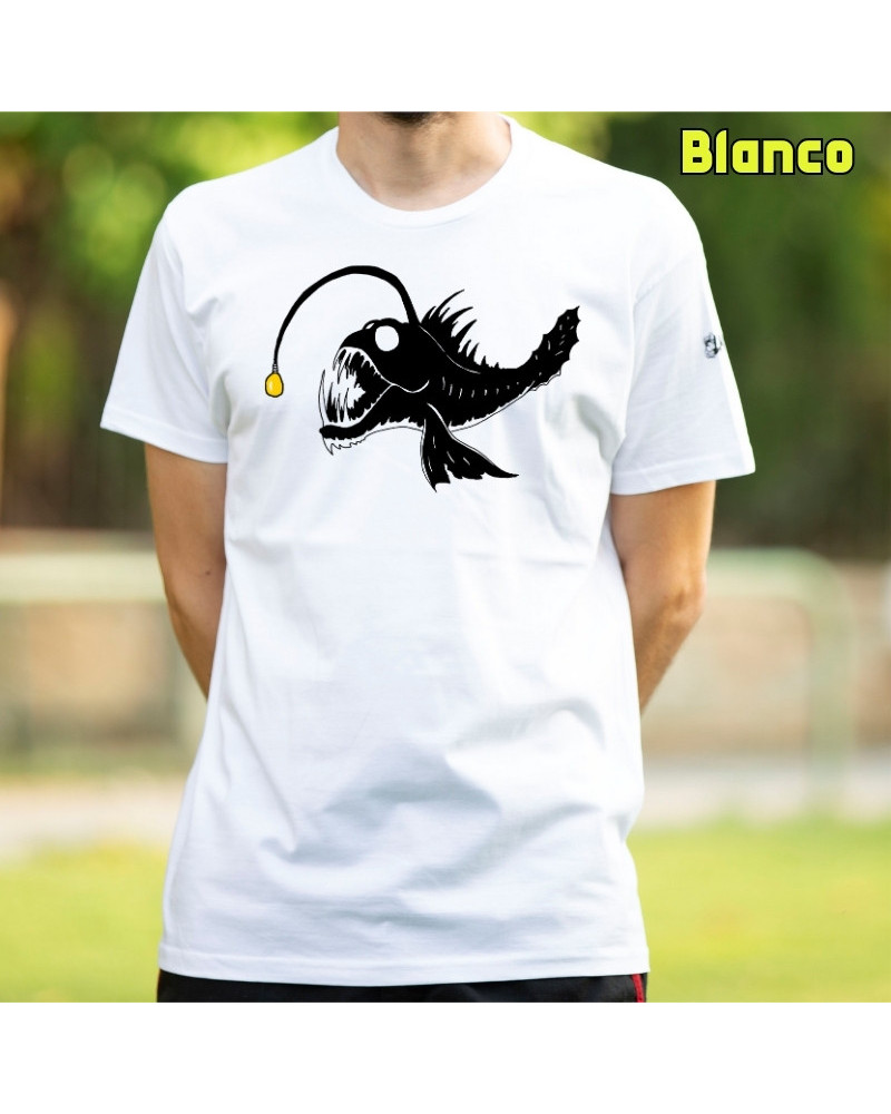 Camiseta Hombre Manga Corta - Pez Abisal