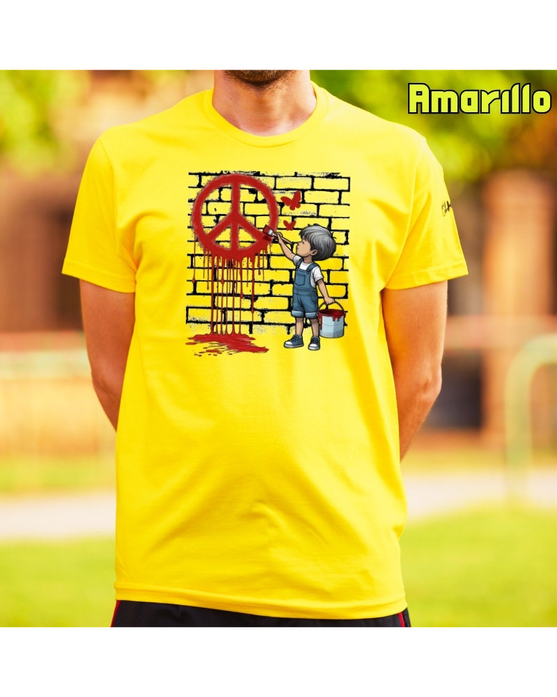 Camiseta Hombre Manga Corta - Peace