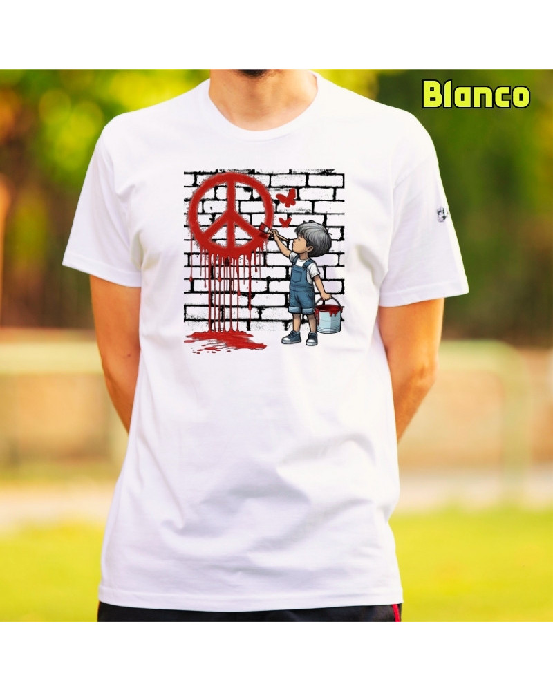 Camiseta Hombre Manga Corta - Peace