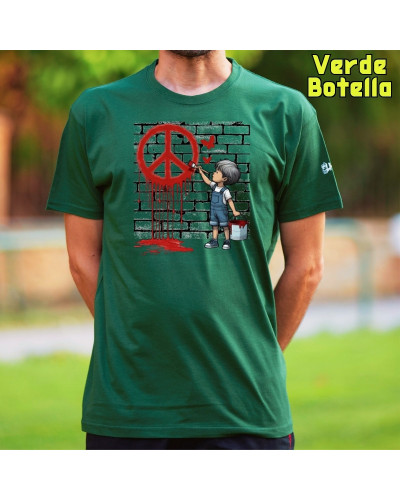Camiseta Hombre Manga Corta - Peace