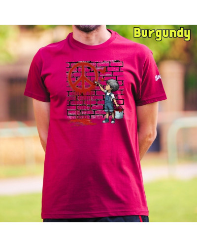 Camiseta Hombre Manga Corta - Peace