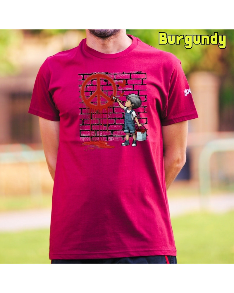 Camiseta Hombre Manga Corta - Peace