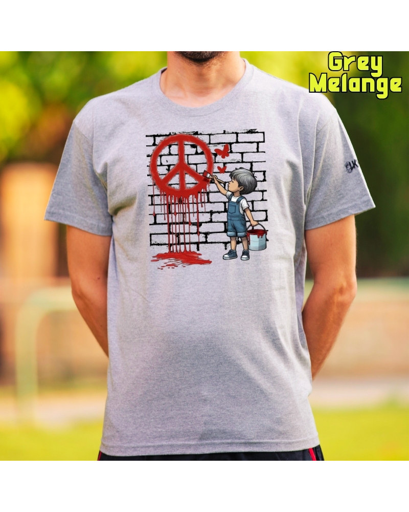 Camiseta Hombre Manga Corta - Peace