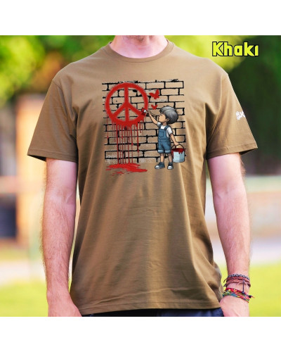 Camiseta Hombre Manga Corta - Peace