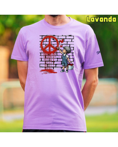 Camiseta Hombre Manga Corta - Peace
