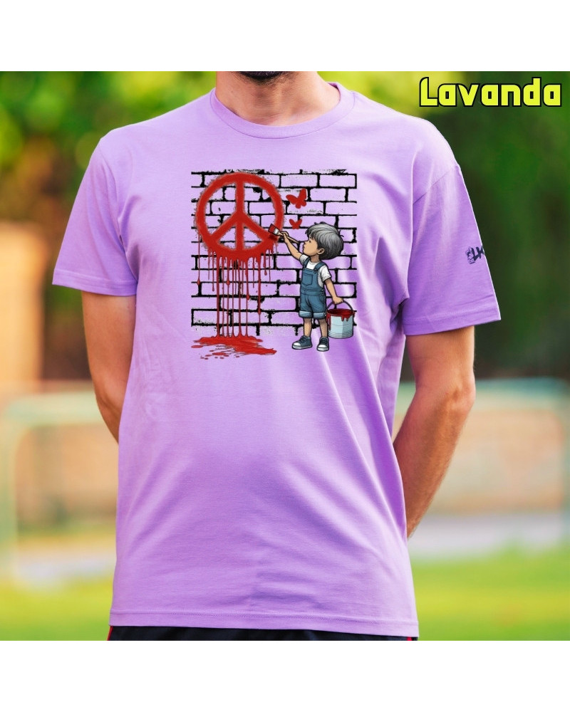 Camiseta Hombre Manga Corta - Peace