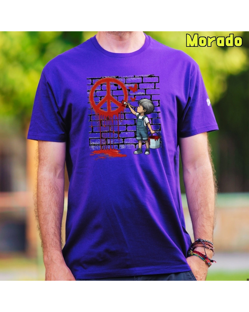 Camiseta Hombre Manga Corta - Peace