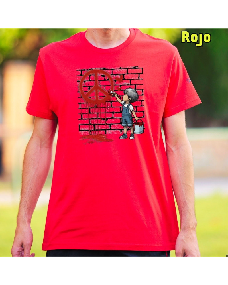Camiseta Hombre Manga Corta - Peace