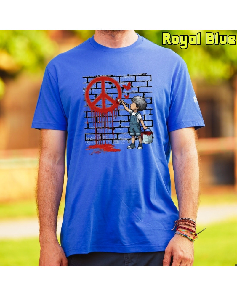 Camiseta Hombre Manga Corta - Peace