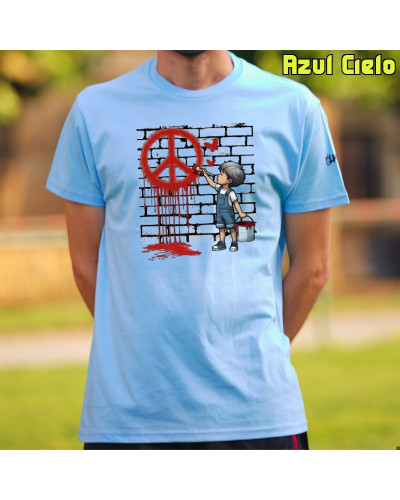 Camiseta Hombre Manga Corta - Peace
