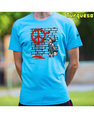 Camiseta Hombre Manga Corta - Peace