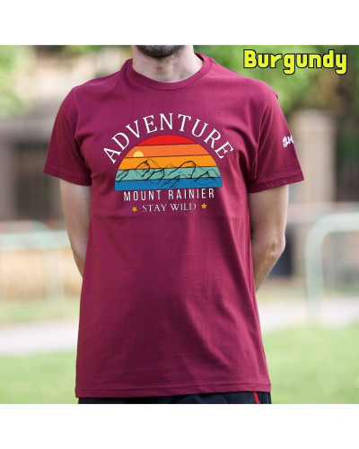Camiseta hombre Monte Rainier - manga corta