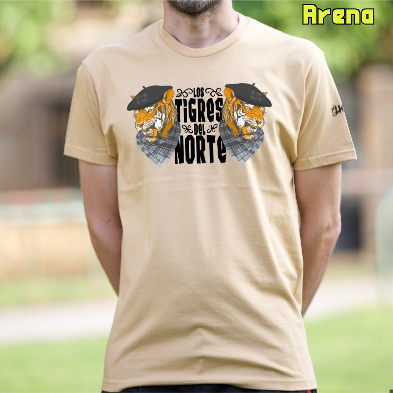 Camiseta Hombre Manga Corta - Los Tigres Del Norte