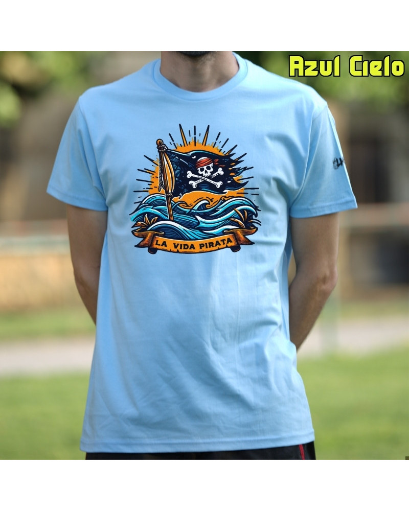 Camiseta Hombre Manga Corta - La Vida Pirata