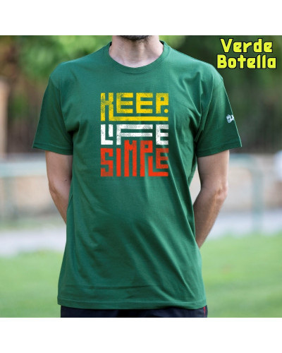 Camiseta hombre manga corta - Keep Live Simple