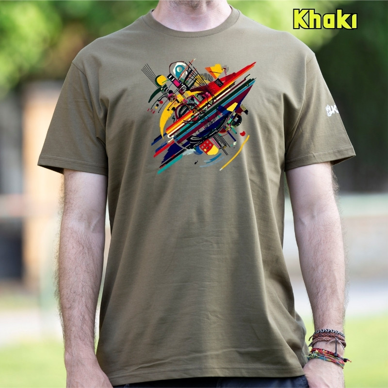 Camiseta Hombre Manga Corta - Kandinsky
