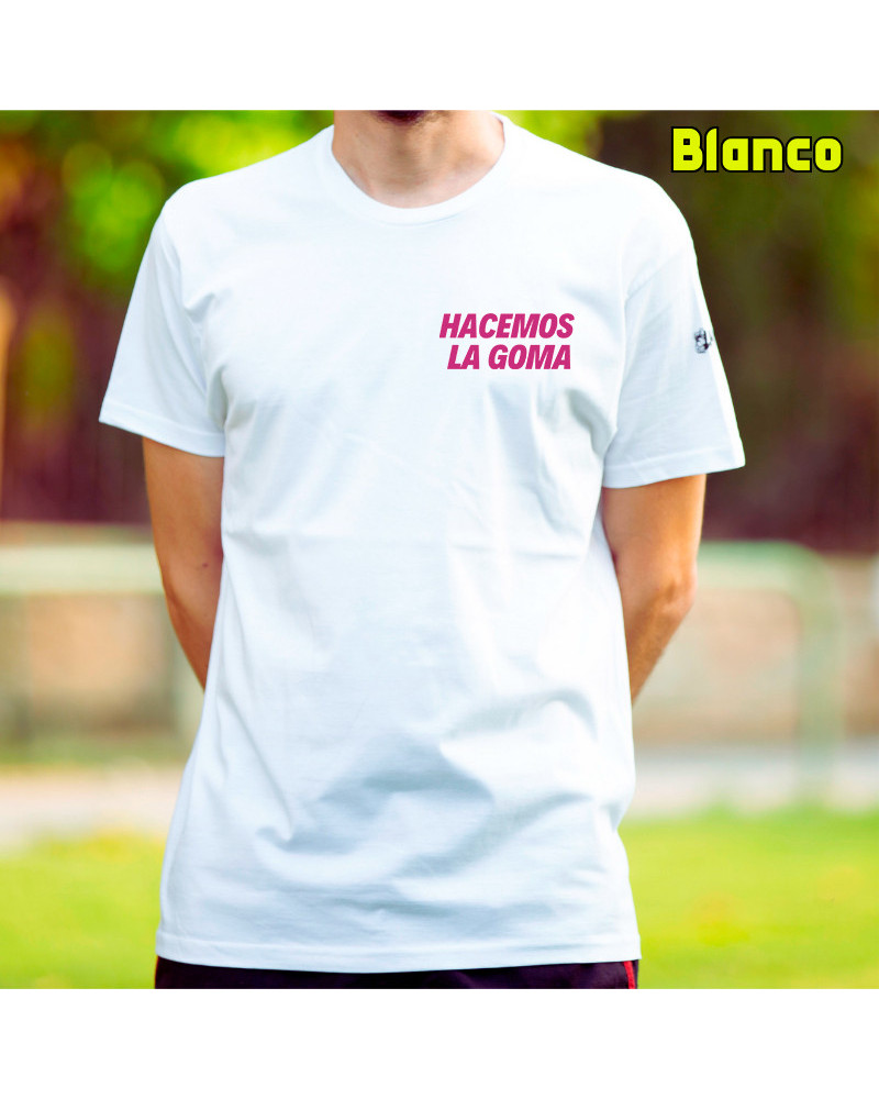 Camiseta Hombre Manga Corta - Hacemos la Goma Logo
