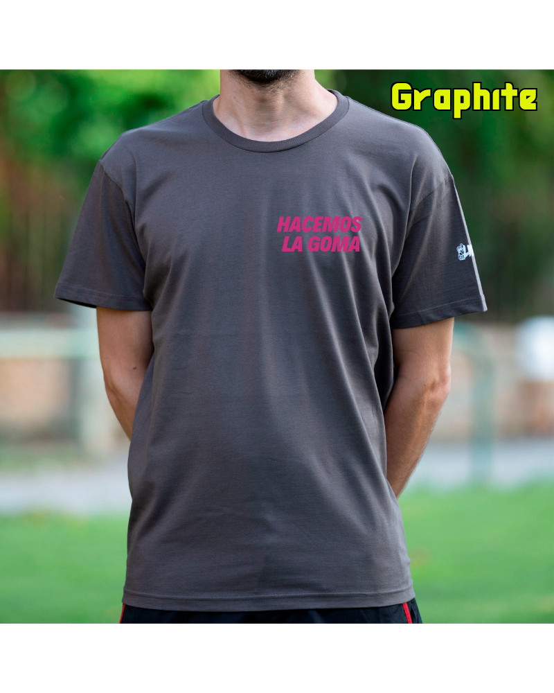 Camiseta Hombre Manga Corta - Hacemos la Goma Logo