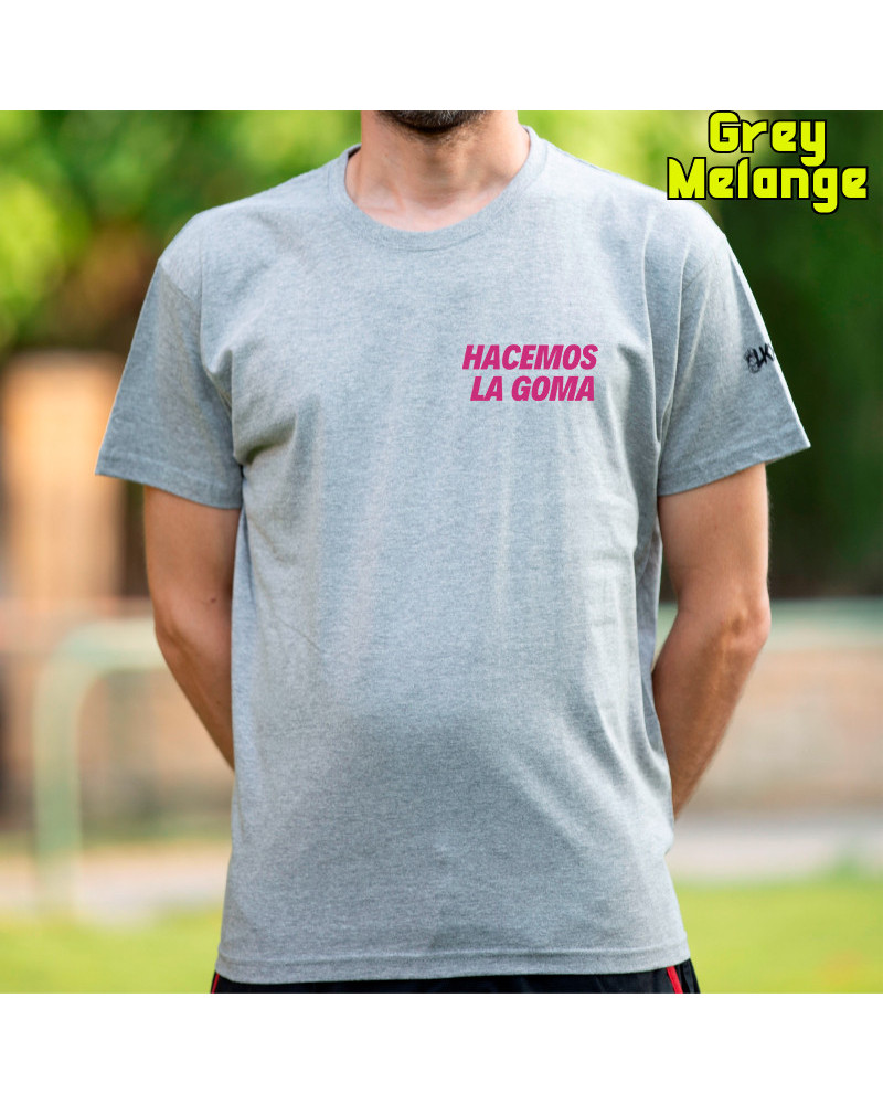 Camiseta Hombre Manga Corta - Hacemos la Goma Logo