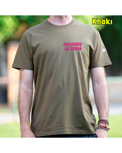 Camiseta Hombre Manga Corta - Hacemos la Goma Logo