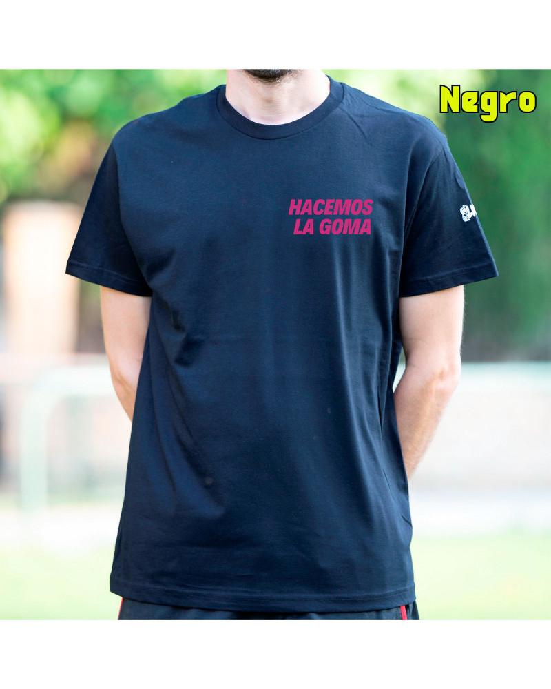 Camiseta Hombre Manga Corta - Hacemos la Goma Logo