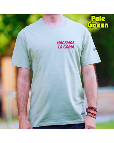 Camiseta Hombre Manga Corta - Hacemos la Goma Logo