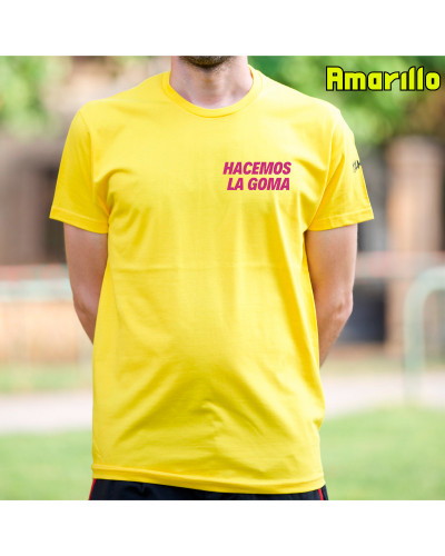 Camiseta Hombre Manga Corta - Hacemos la Goma Logo