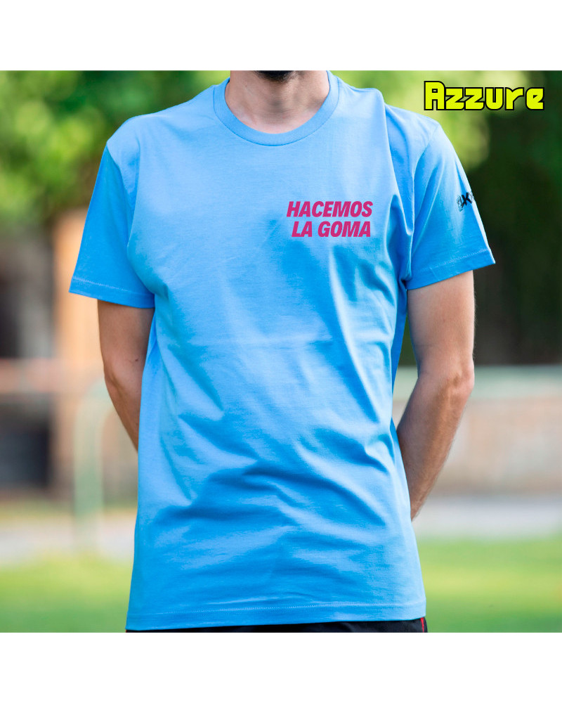 Camiseta Hombre Manga Corta - Hacemos la Goma Logo