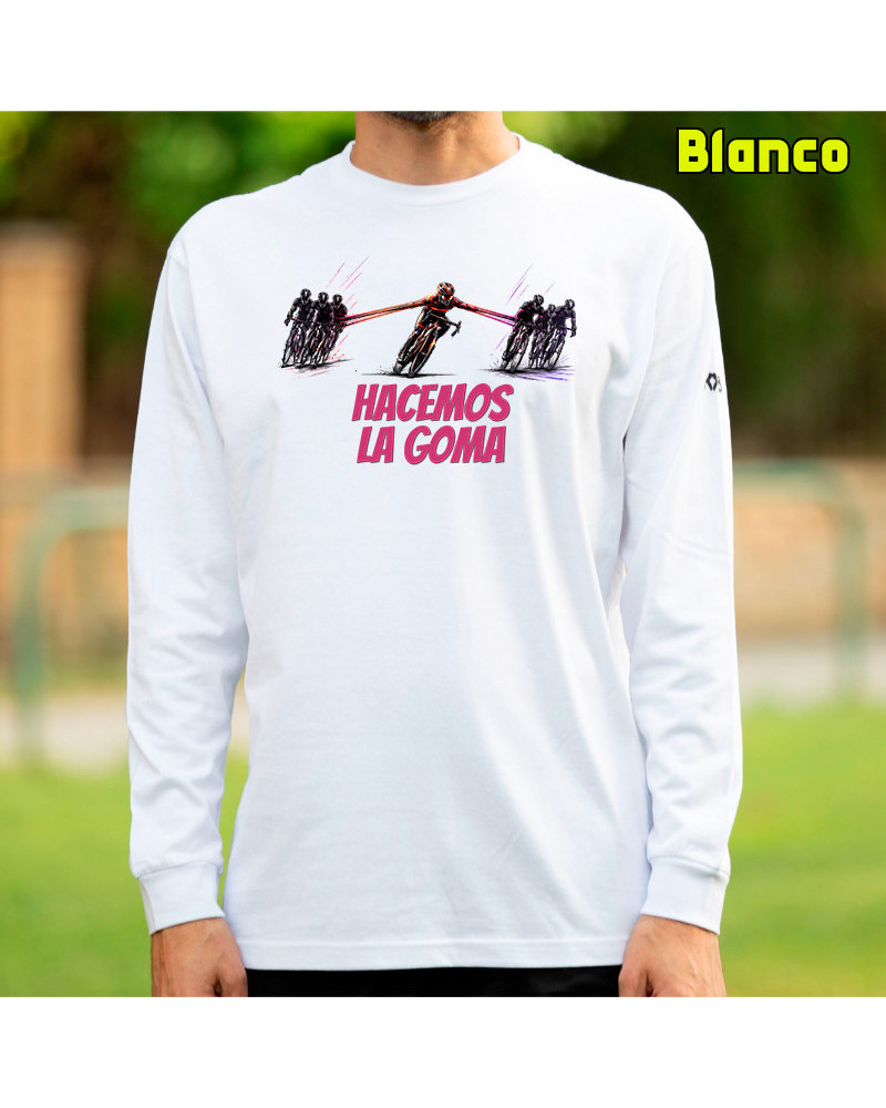 Camiseta Hombre Manga Larga - Hacemos la Goma 1