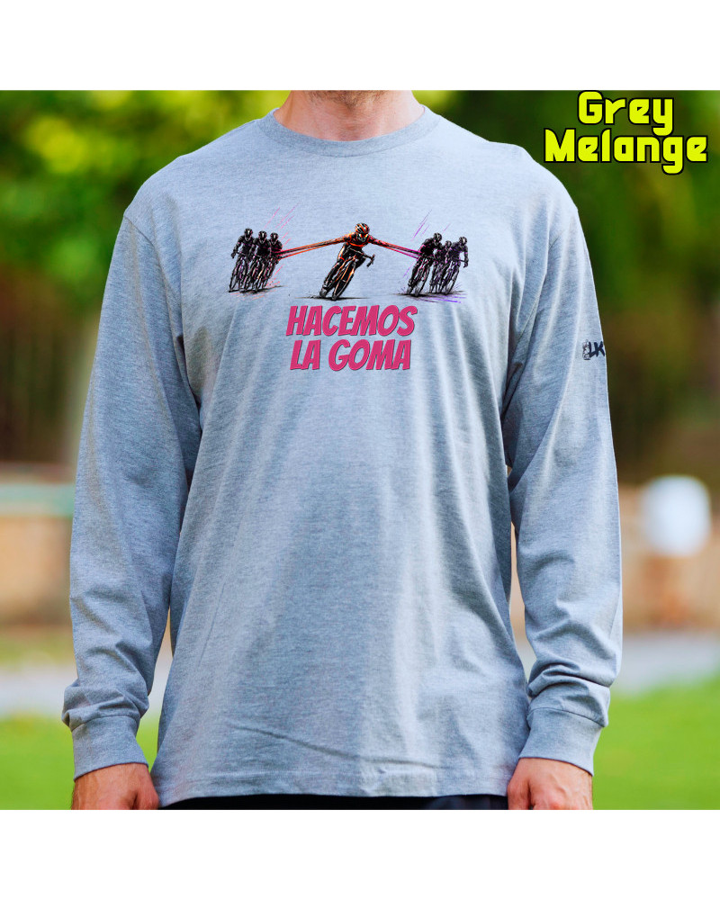 Camiseta Hombre Manga Larga - Hacemos la Goma 1