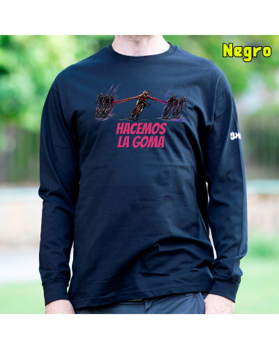Camiseta Hombre Manga Larga - Hacemos la Goma 1