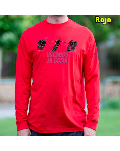 Camiseta Hombre Manga Larga - Hacemos la Goma 1