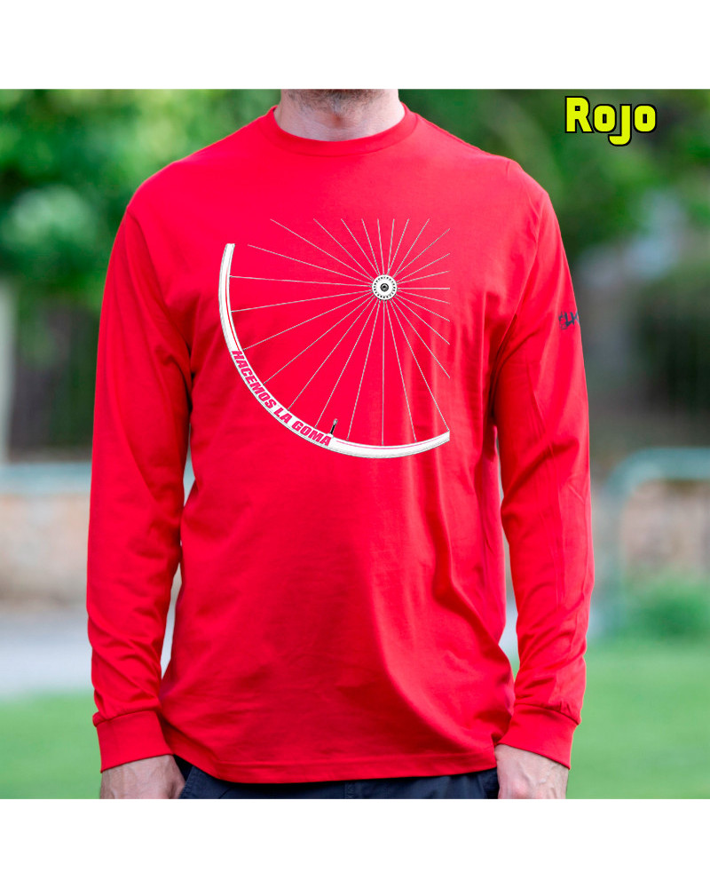 Camiseta Hombre Manga Larga - Hacemos la Goma 2
