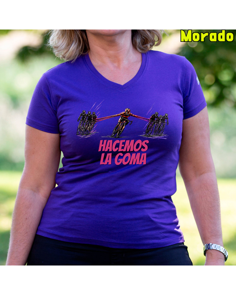 Camiseta Mujer Manga Corta - Hacemos la Goma 1