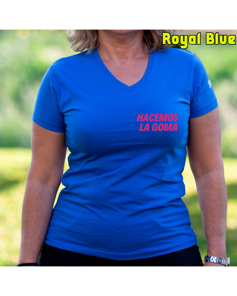 Camiseta Mujer Manga Corta - Hacemos la Goma Logo