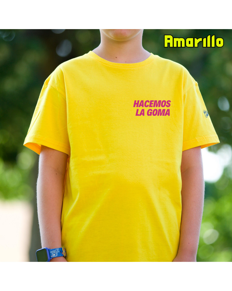Camiseta Niño Manga Corta - Hacemos la Goma Logo