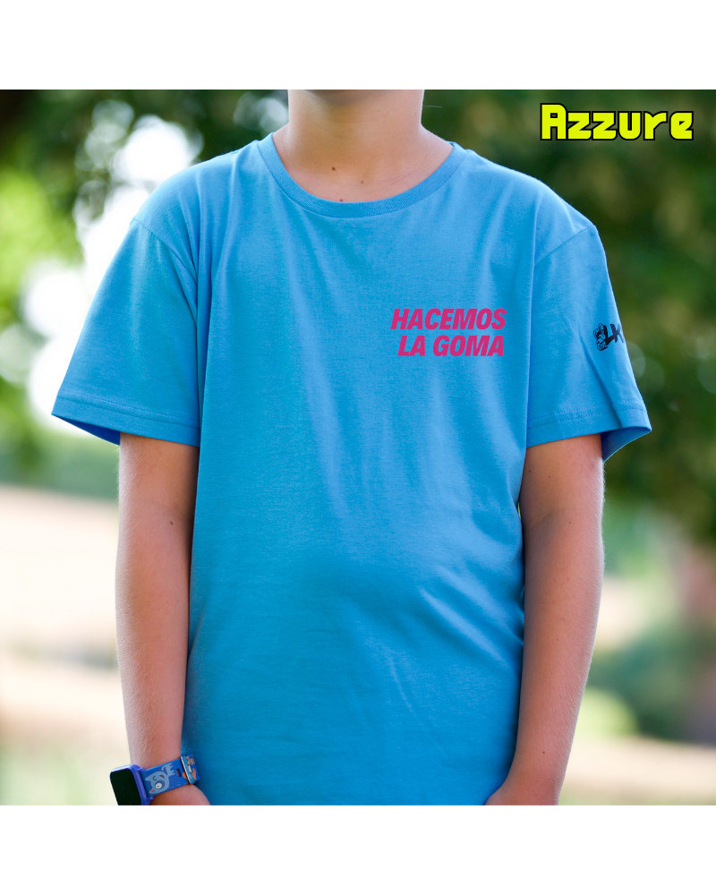 Camiseta Niño Manga Corta - Hacemos la Goma Logo