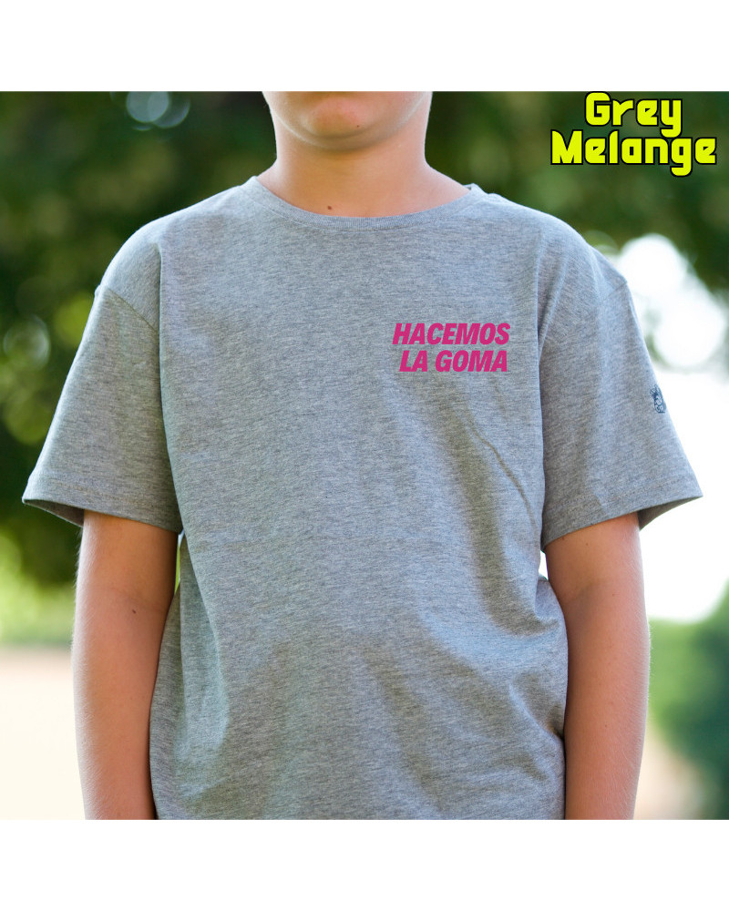 Camiseta Niño Manga Corta - Hacemos la Goma Logo