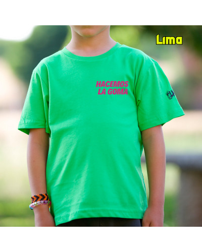 Camiseta Niño Manga Corta - Hacemos la Goma Logo