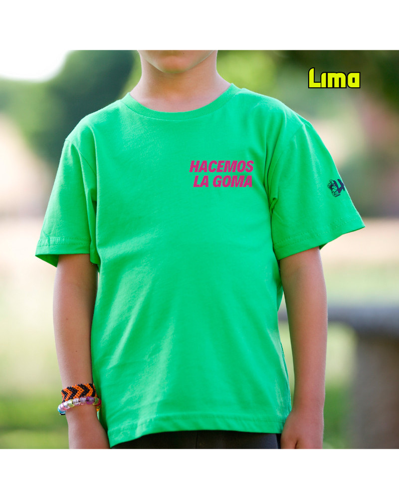 Camiseta Niño Manga Corta - Hacemos la Goma Logo