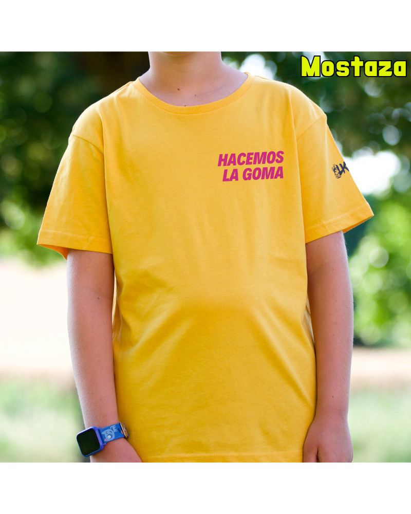 Camiseta Niño Manga Corta - Hacemos la Goma Logo