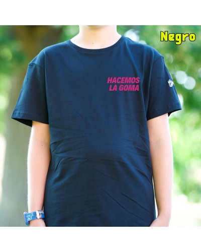 Camiseta Niño Manga Corta - Hacemos la Goma Logo