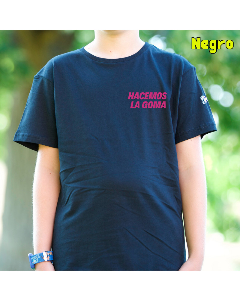 Camiseta Niño Manga Corta - Hacemos la Goma Logo