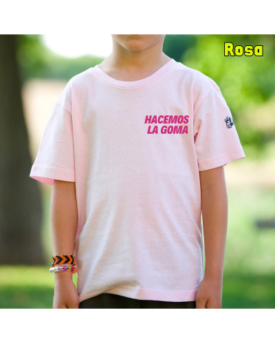Camiseta Niño Manga Corta - Hacemos la Goma Logo