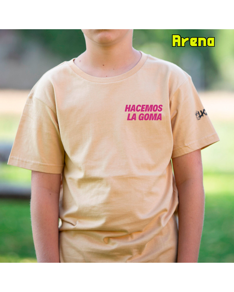 Camiseta Niño Manga Corta - Hacemos la Goma Logo