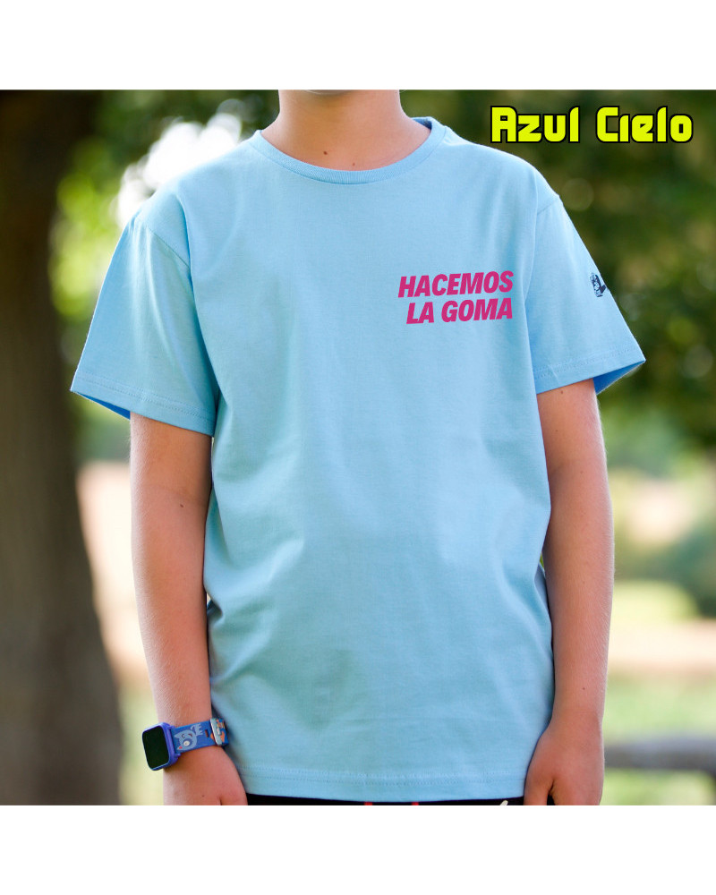 Camiseta Niño Manga Corta - Hacemos la Goma Logo