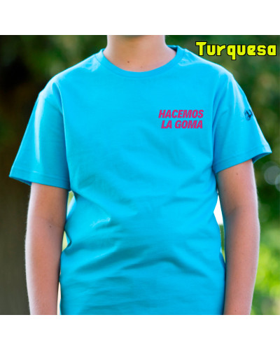Camiseta Niño Manga Corta - Hacemos la Goma Logo
