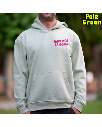 Sudadera Hombre Con Capucha - Hacemos la Goma Logo