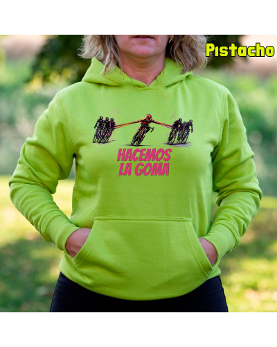 Sudadera mujer con capucha - Hacemos la Goma 1