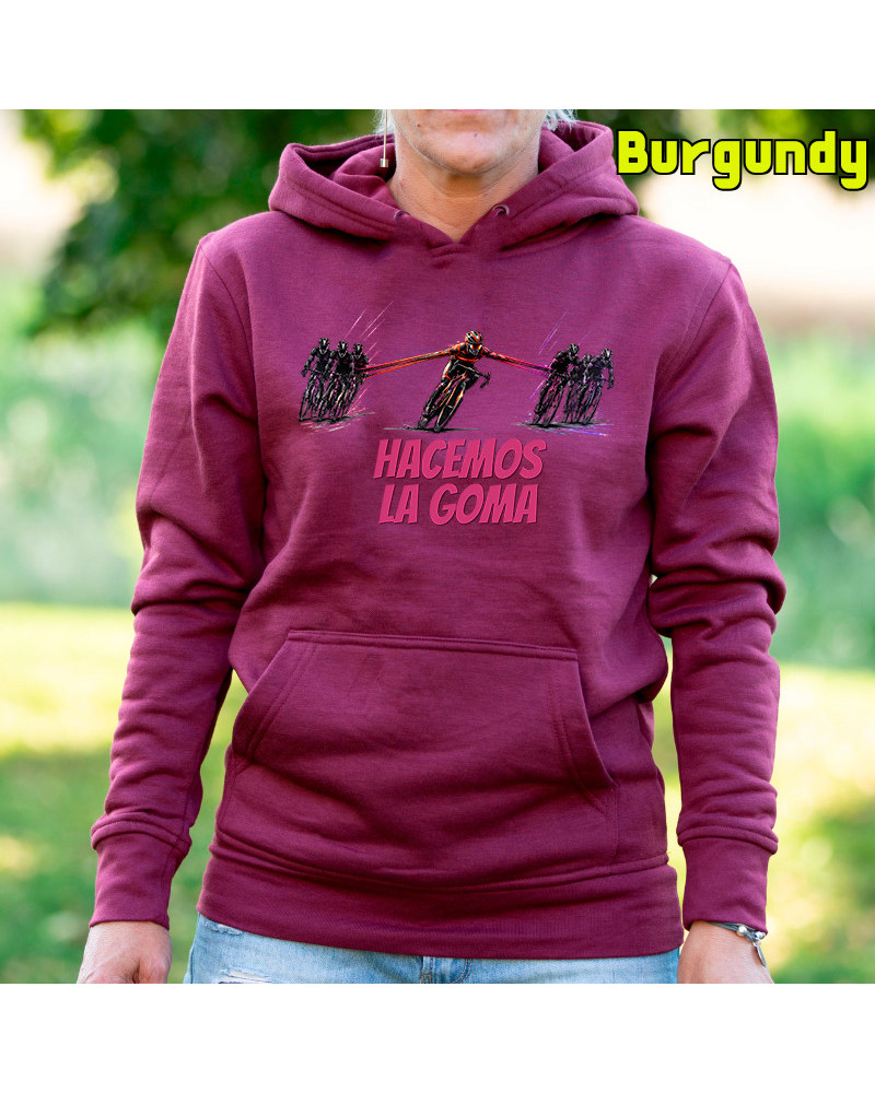 Sudadera mujer con capucha - Hacemos la Goma 1